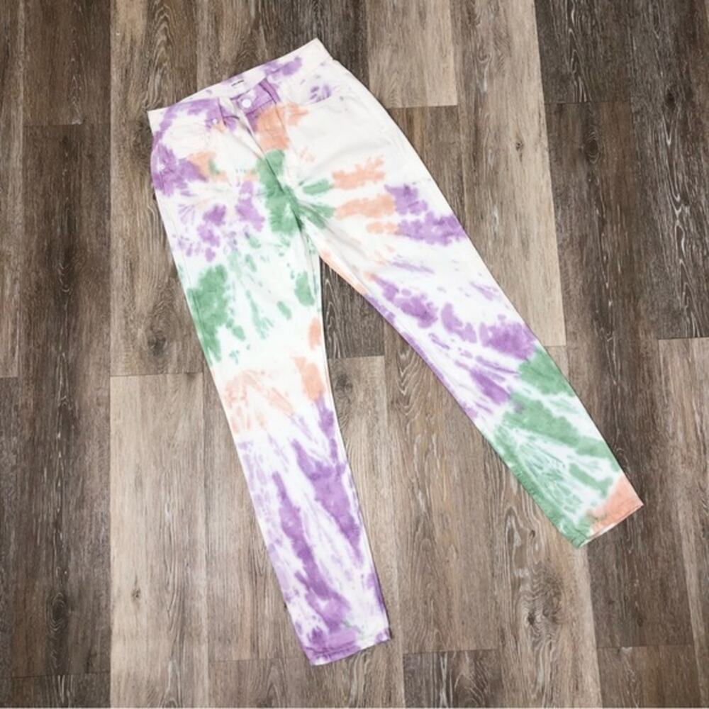 GRLFRND Karolina Tie Dye Skinny Jeans in Sugar Magnolia Size 25 NWOT